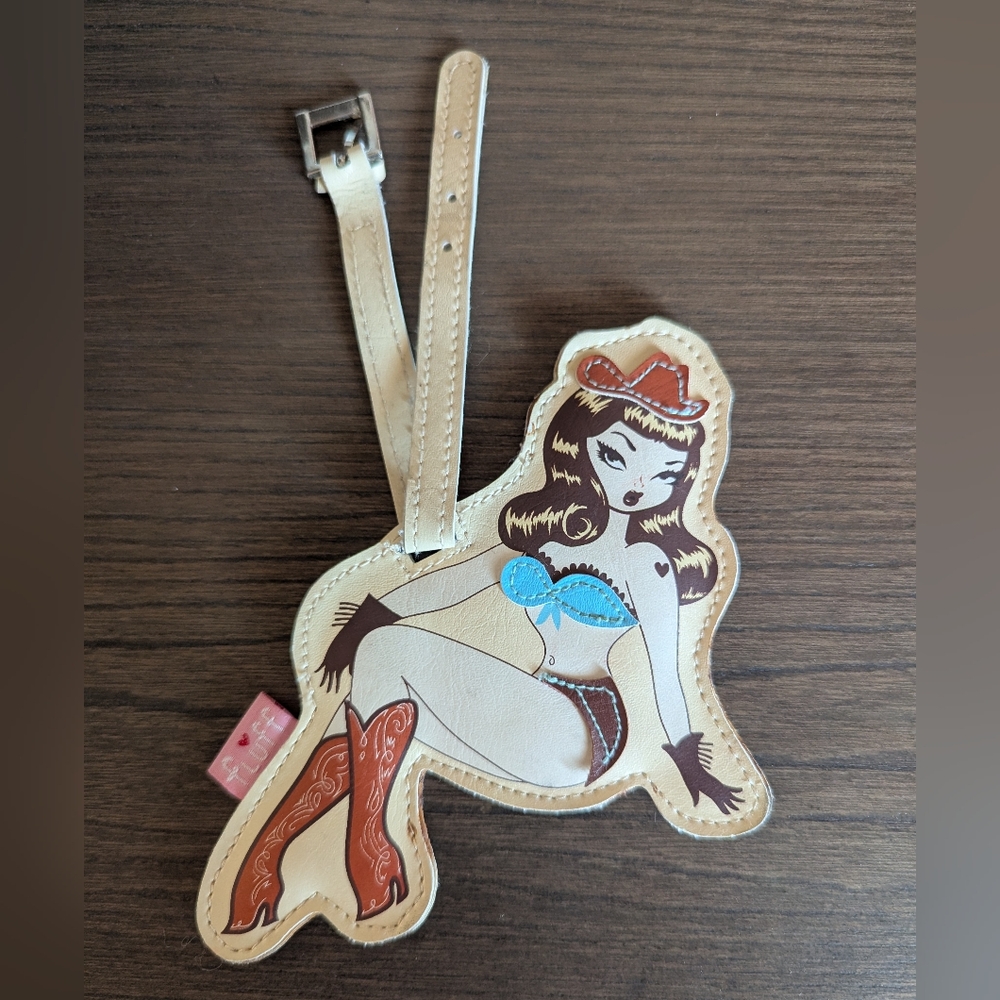 Cowgirl Print Bag Tag - Picture 3 of 3